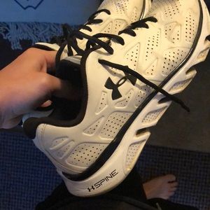Under armour white shoes size 10